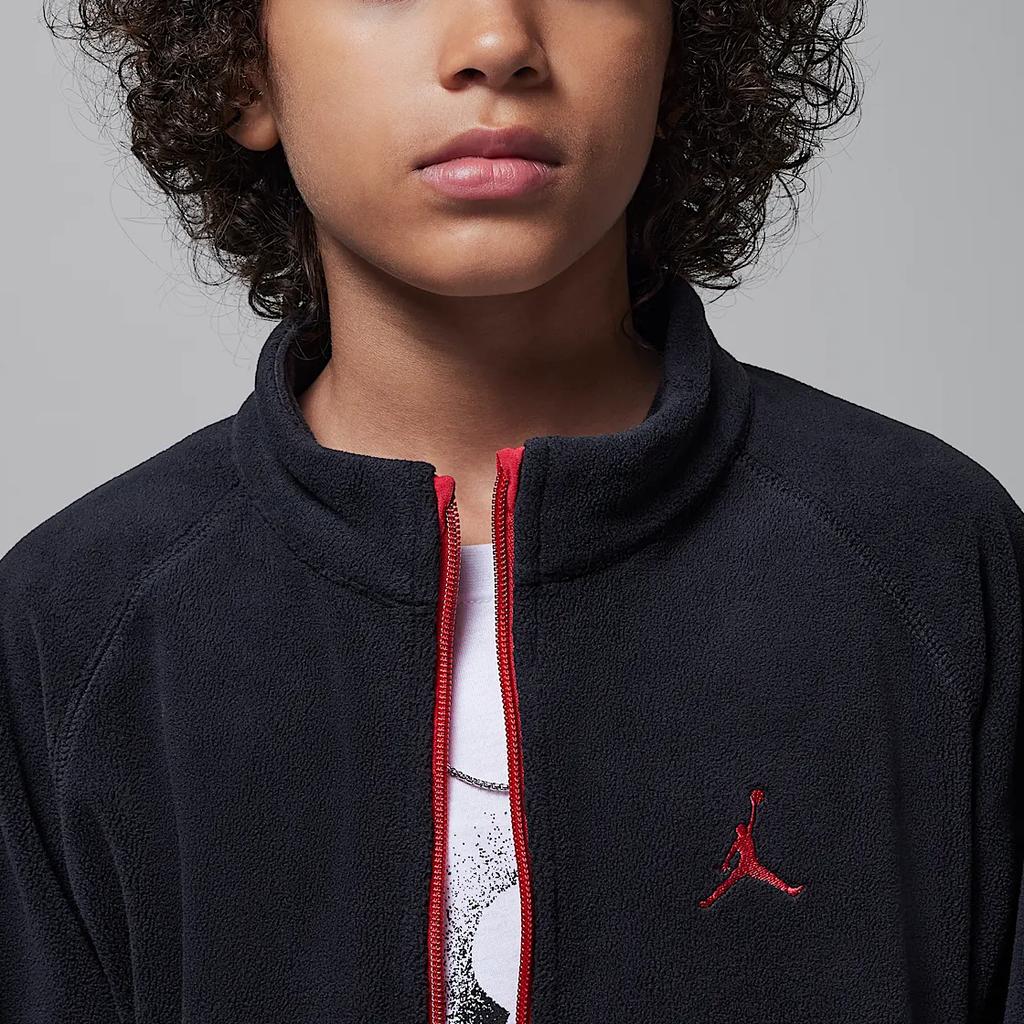 Jordan Comfortable Soft Versatile Jacket Kids Jackets Charcoal-Black CT5374-071