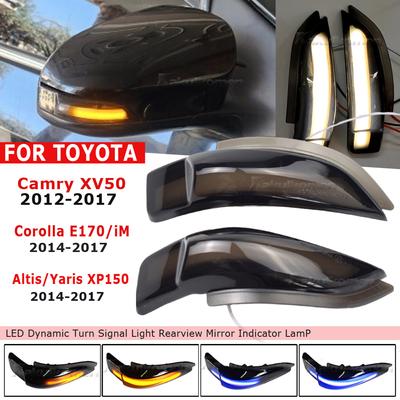 Для Toyota Corolla Camry Prius Vios Yaris Venza Avalon Altis светодиодный динамический указатель поворота, индикаторная лампа зеркала заднего вида