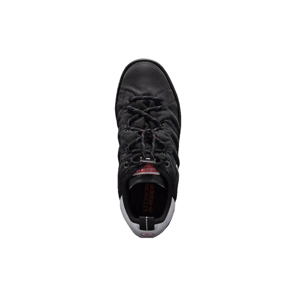 Adidas Originals X Moncler Round Toe Lace-Up Low-Top Sneakers Unisex sneakers Black I209S4M00050M3019999