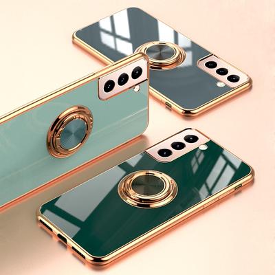 Роскошный чехол с кольцом для Samsung Galaxy S21 S20 S10 Plus Ultra FE S20Ultra S20FE S20Plus A52 A72 4G 5G, чехол для телефона с подставкой