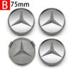 Hub Cap 4Pcs 60mm 75mm Car Wheel Center Logo Hub Cap 56mm ABS For Mercedes-Benz W211 W205 W213 W203 C218 A207 CLA Automotive Accessories DL1