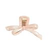 Korean Simple Bow Grab Clip, High-End Large Shark Clip, Simple Hair Accessories, Temperament Hairpin, New Model.