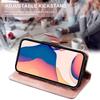 Coque de protection - BOOLING - pour Samsung Galaxy A55 5G - Motif Papillon - Rose - Fentes pour Cartes - avec 2 Verres Trempés