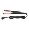 Hair Straightener Black Ergonomic Handle Ceramic Coating Electric Curling Iron for Home