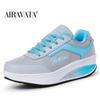 Lady Fashion Fitness Shoes Sport Breathable Shake Shoes Women Mesh Shoes Casual Platform Sneakers