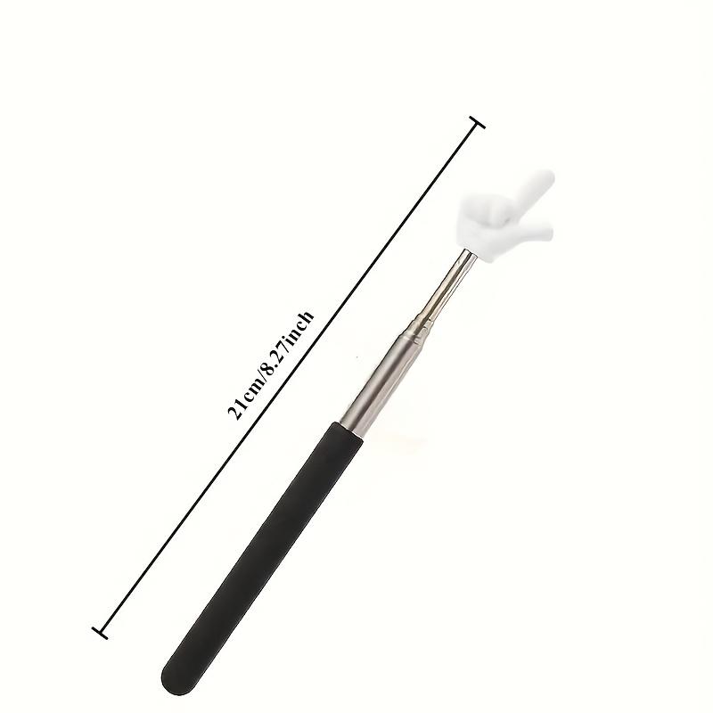 1 Reusable Pointer Finger Reading Stick for Reading, Extendable Finger Guide Tool, Teacher's Conducting Wand Reading