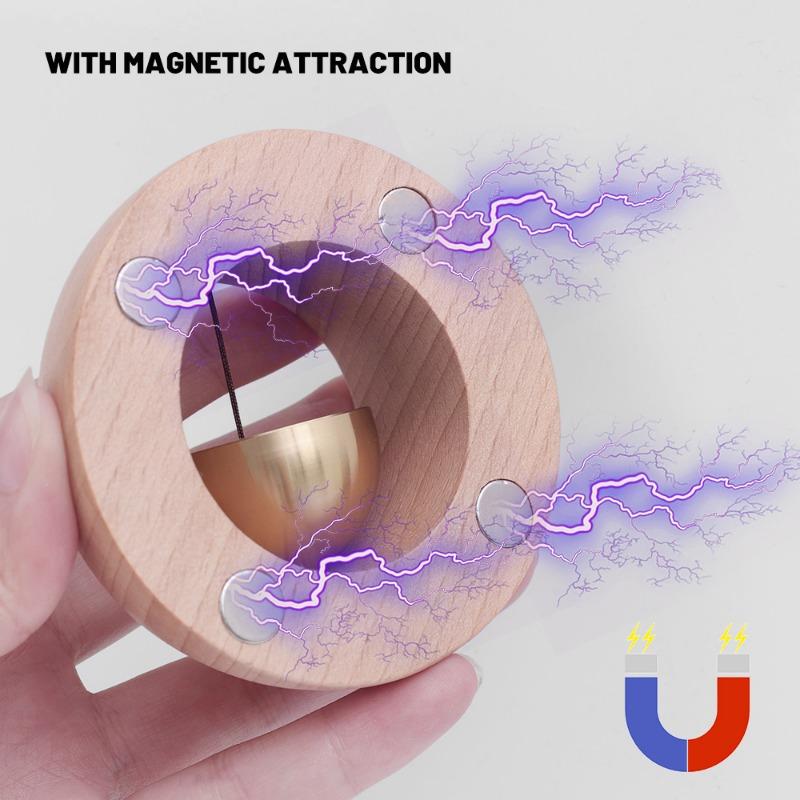 1/4pcs Solid Wooden Doorbell Magnetic Aesthetic Brass Wind Chimes Wireless Doorbells Entrance Door Bell Hanging Pendants Decor