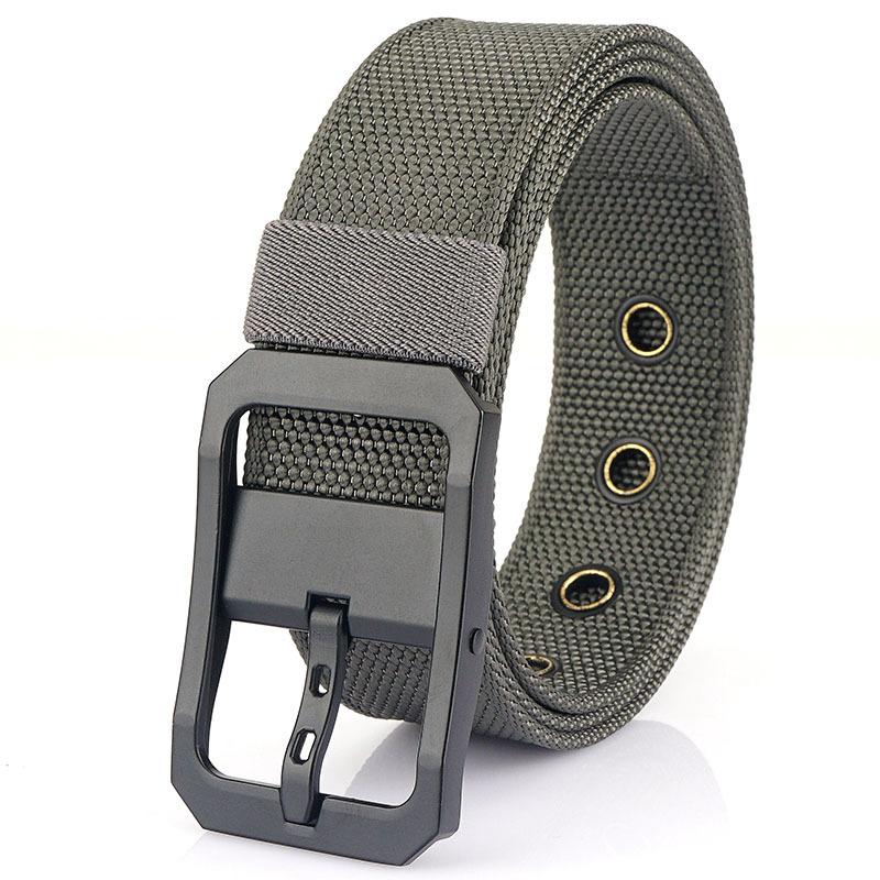 Мужские нейлоновые ремни из парусиновой ткани, тактический ремень, повседневные аксессуары высокого качества, джинсы в стиле милитари, армейский однотонный поясной ремень HB082