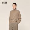 LESS Women's 2024 Winter 100% Cashmere High-Neck Sweater