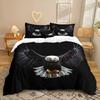 Eagle Series 3D Digital Printing Three-Piece Bedding Kit Bed Sheet Quilt Cover
