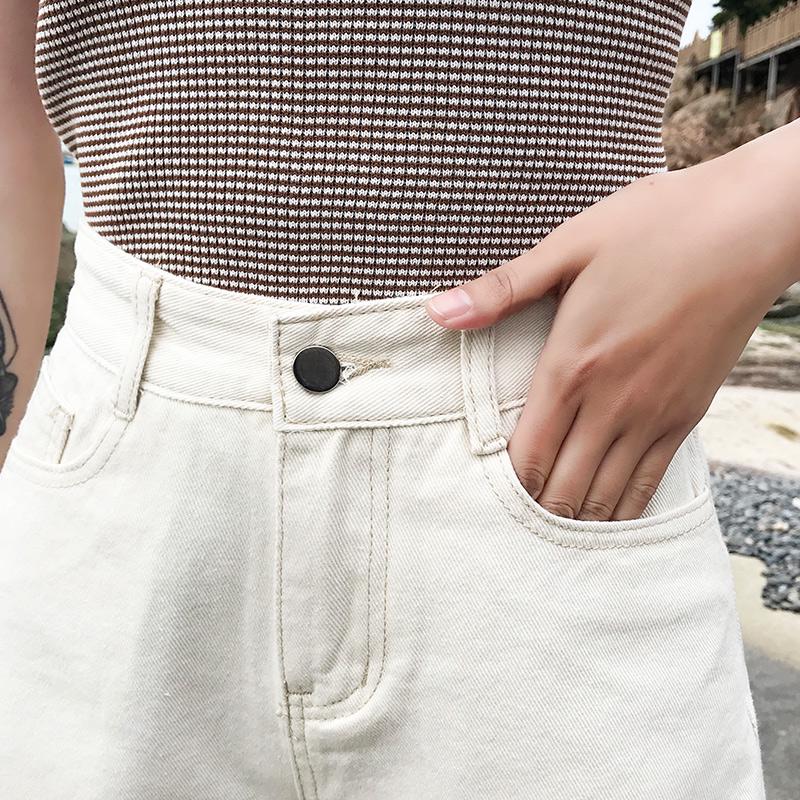 Женские джинсовые шорты А-силуэта с высокой талией 2019 года: 5 цветов, облегающий, широкий, свободный крой