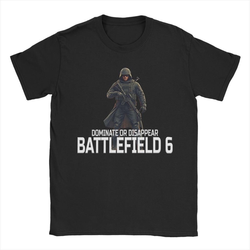 Battlefield 6 Забавные Игры BF6 Одежда Унисекс Футболка Хлопковая Футболка Графическая Печать Футболка Одежда