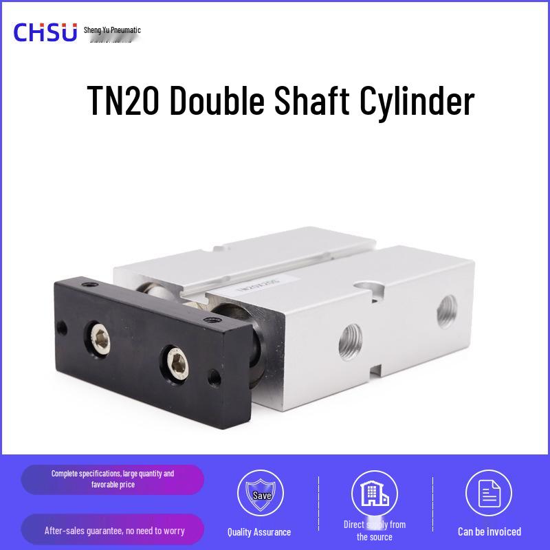 Двухосевой двухштоковый цилиндр TN/TDA 20x15/30/50/75 - Модели 16, 20, 25, 32
