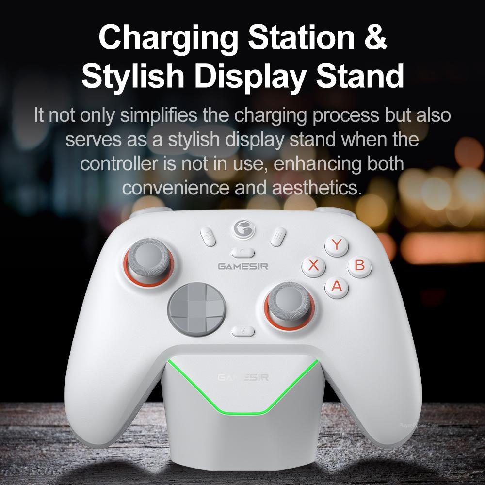 GameSir Gamepads Charger Dock Nova 2 Lite Super Nova Charging Station Original Stylish Dispay Stand Smart Start Stop Charging