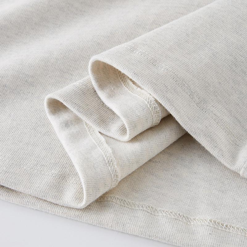 2024 футболка из чистого хлопка, тяжелый вес 425 г, однотонная с открытыми плечами, с короткими рукавами, свободная модная брендовая пара с короткими рукавами