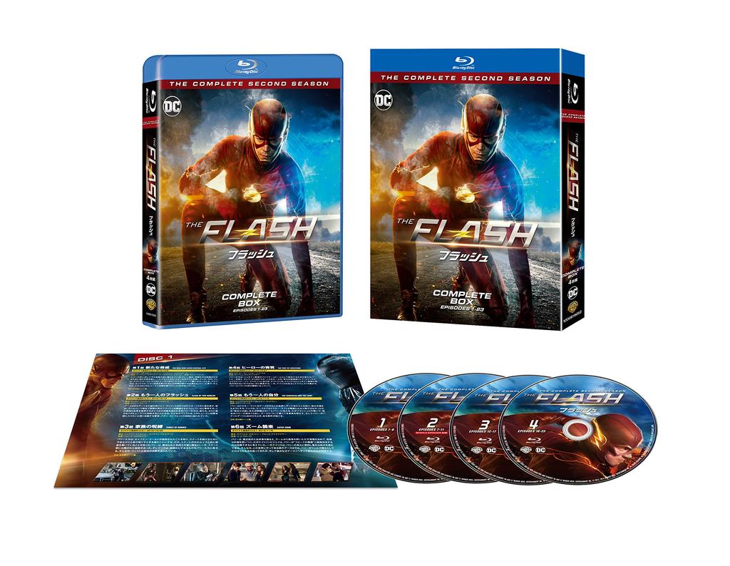 THE FLASH The Flash Complete Box / <Second Season> (4-Disc Set) [Blu-ray]