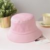 Simple Thin Versatile Solid Color Light Board Bucket Hat Male and Female Students Tide Casual Hat Sun Hat Spring and Autumn