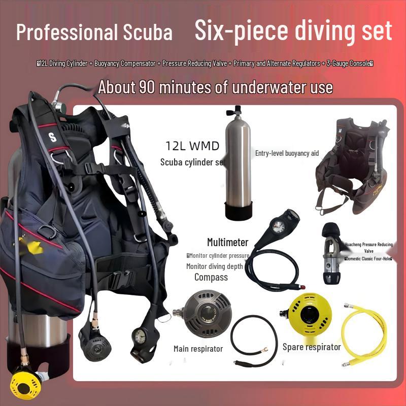 Scuba Diving Oxygen Tank & Emergency Gear