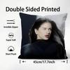 RRosalia Singer Cushion Cover Plush Fabric Soft DoubleSided Printed Sofa Warm Winter Home Child Gift Pillow Case