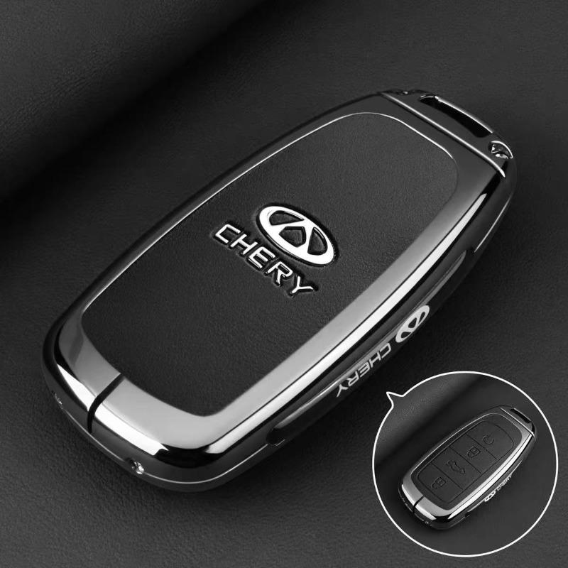 Премиальный чехол-брелок из цинкового сплава для Chery Tiggo 8 PRO/8L/7 PLUS/Explore 06 CDM/Tiggo 9 - Защитный корпус брелока-ключ II9
