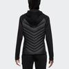 Adidas Neo Daily Down Jacket With Slim Fit And Hood Women Outerwear Black DM4349