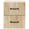 Wall Mounted Nightstand Sonoma Oak 34.5 x 33 x 40 cm