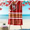 San Francisco 49ers Print Beach Towel, Large Soft Quick Dry Towel for Beach Camping Swimming