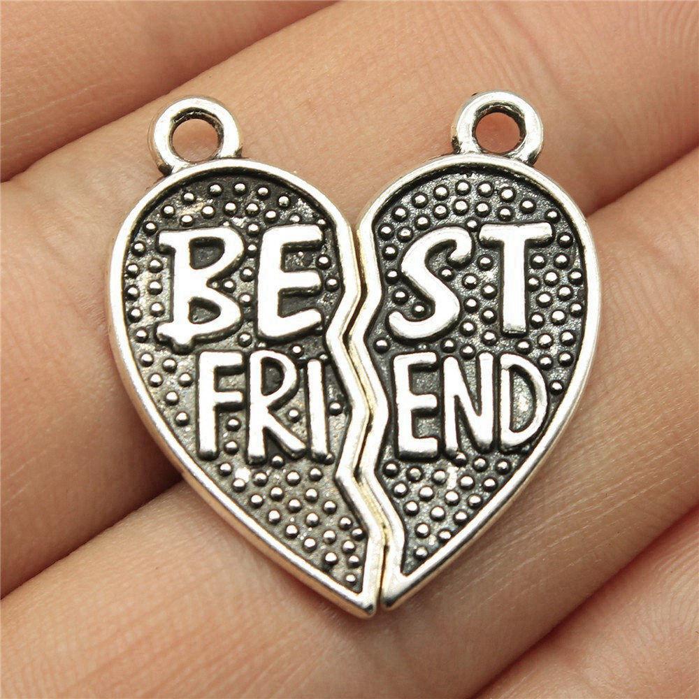 Любовь Сердце Теги Лучшие Друзья Подвески Подвеска Женские Украшения Оптом Новые Украшения
