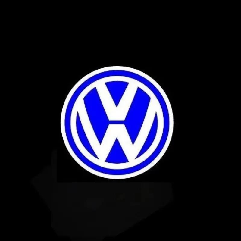 Для VW VOLKSWAGEN Новый Для VW Volkswagen Passat CC Lamando Touran Touareg Tiguan Eos Golf Логотип Двери Автомобиля Лазерный Проектор Приветственный Свет