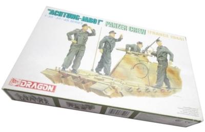 Platz Dragon Вторая мировая война Немецкий танковый экипаж во Франции 1944 Пластиковая модель DR6191 1/35 Зенитная охрана!!