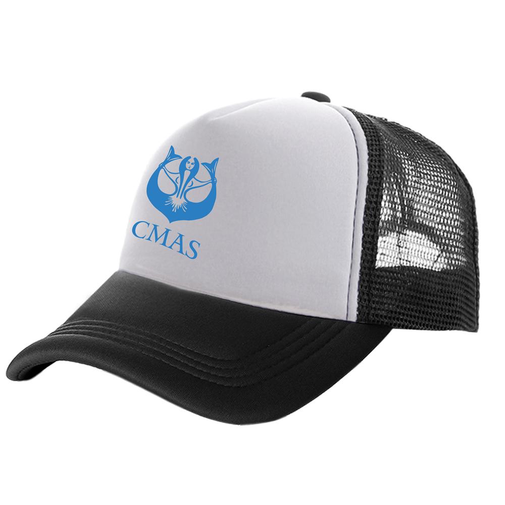 Кепка CMAS Trucker для подводного плавания с аквалангом, шляпа унисекс, бейсболка, крутая летняя унисекс, сетчатая кепка CMAS, MZ-163