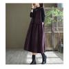 Весна и осень Новое хлопковое вельветовое платье средней и длинной длины женское ретро литературное платье большого размера без рукавов с карманами и юбкой