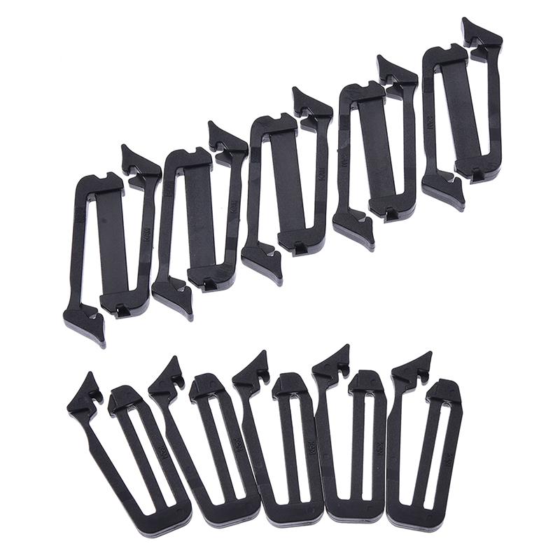 5X Molle Webbing Buckle Strap Belt End Clip Adjust Keeper Backpack Accessories