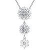 Snowman Geometric Bell Heart Snowflake Necklace Zinc Alloy Chain Women Jewelry