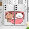 Милый парный чехол для телефона DUDU BUBU для Samsung Galaxy S20 Plus S21 FE S22 S23 S24 S25 Ultra A53 A54 5G Мягкие чехлы Креативные Fundas