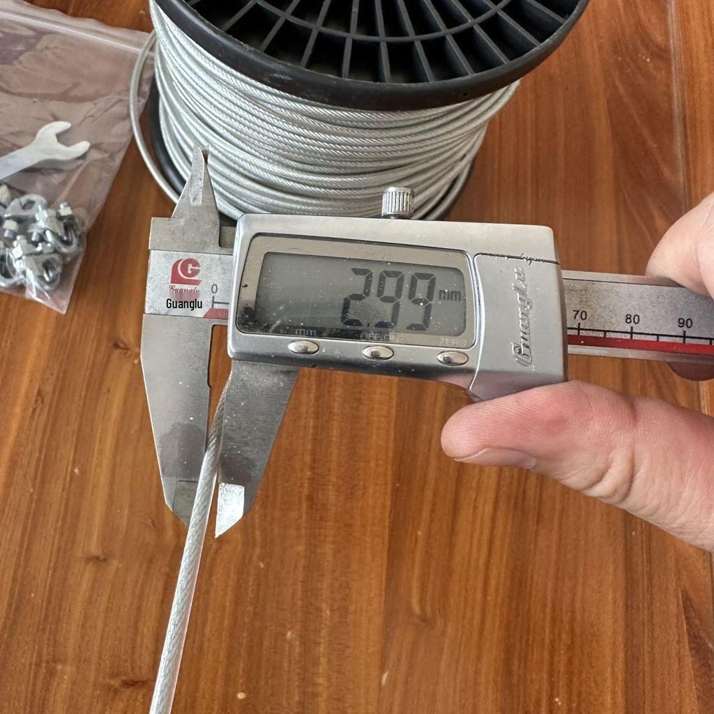 Flexible, wear-resistant, hot-dip galvanized steel wire rope; corrosion and rust-proof for water pumps, forestry, fishery, and animal husbandry.