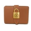 Used 12564 Portefeiulle Lowkey Compact M12148 7941 Current Brown RFID Padlock, Unused LV Circle Cognac Unisex from