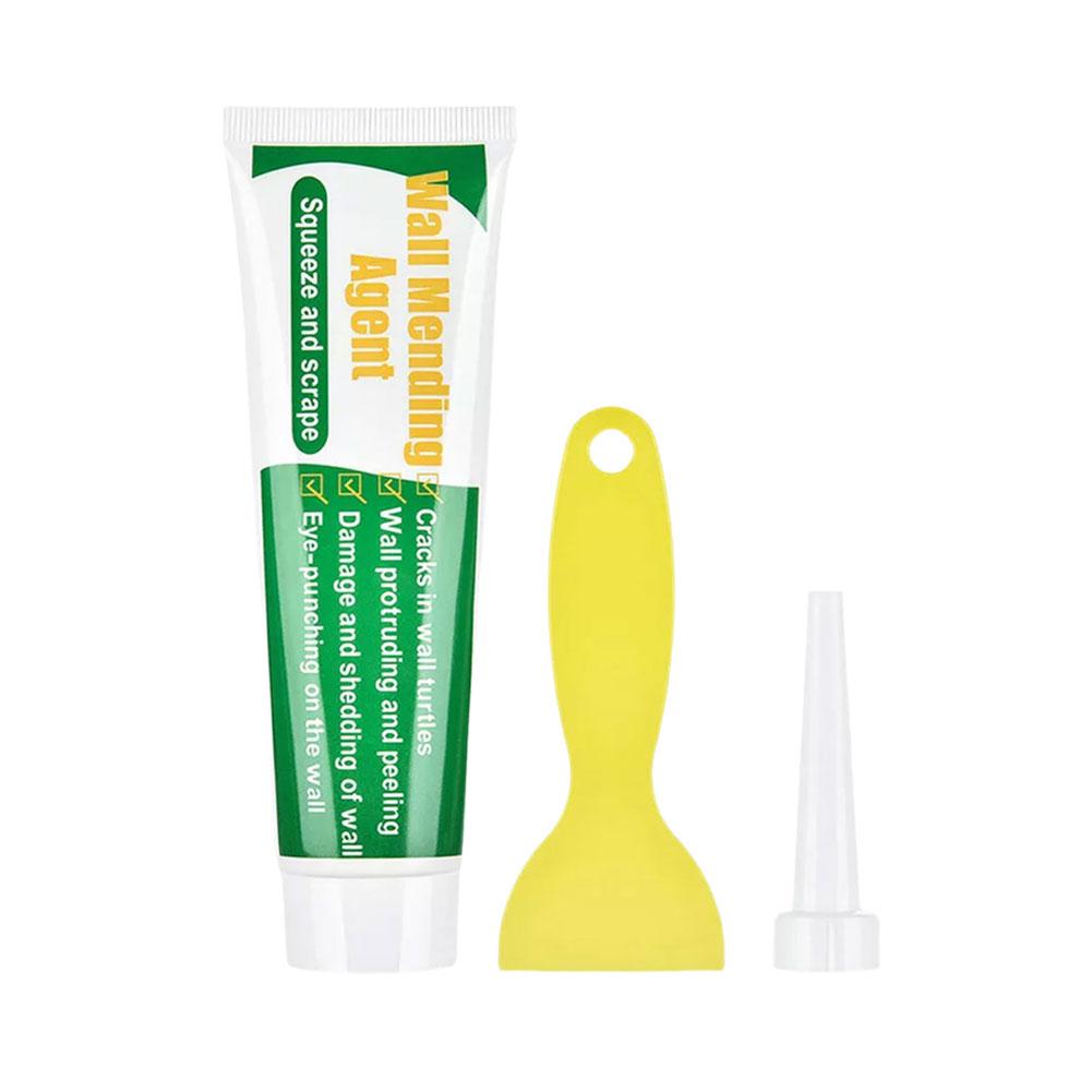 1/4 НАБОРА Замазка для стен 100 г Крем для ремонта стен со шпателем Краска Подходит Плесень Защищает Быстросохнущая Заплатка Отверстие от гвоздя Восстановить стену