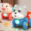 Пластиковая умная игрушка для собак, игрушка-головоломка для детей, электрическая свинья, электрическая ползающая собака, двигательные навыки