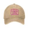 Ed Sheeran Loop Tour Sun Baseball Cap Casual Unisex Women Washed Trucker Hat Sunscreen Print Kpop Rock Snapback Cap Birthday Gift
