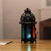 Ближневосточный фонарь-светильник с ажурной металлической работой, средиземноморский, для помещений и улицы