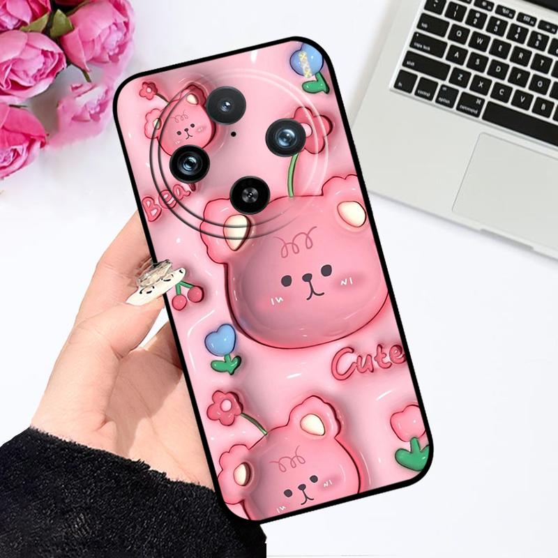 Чехол для Vivo X200 Pro mini 5G V2419A V2405DA Силиконовый ТПУ Чехол для Телефона Для VIVO X 200 Fundas X200Pro Милый Астронавт Сумки для Телефона