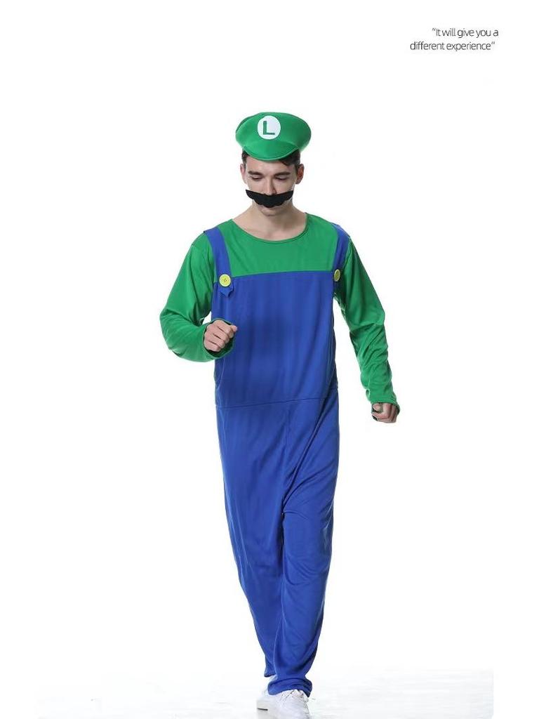 Костюм для Хэллоуина Mario для родителей и детей - Маскарадное представление и детская одежда