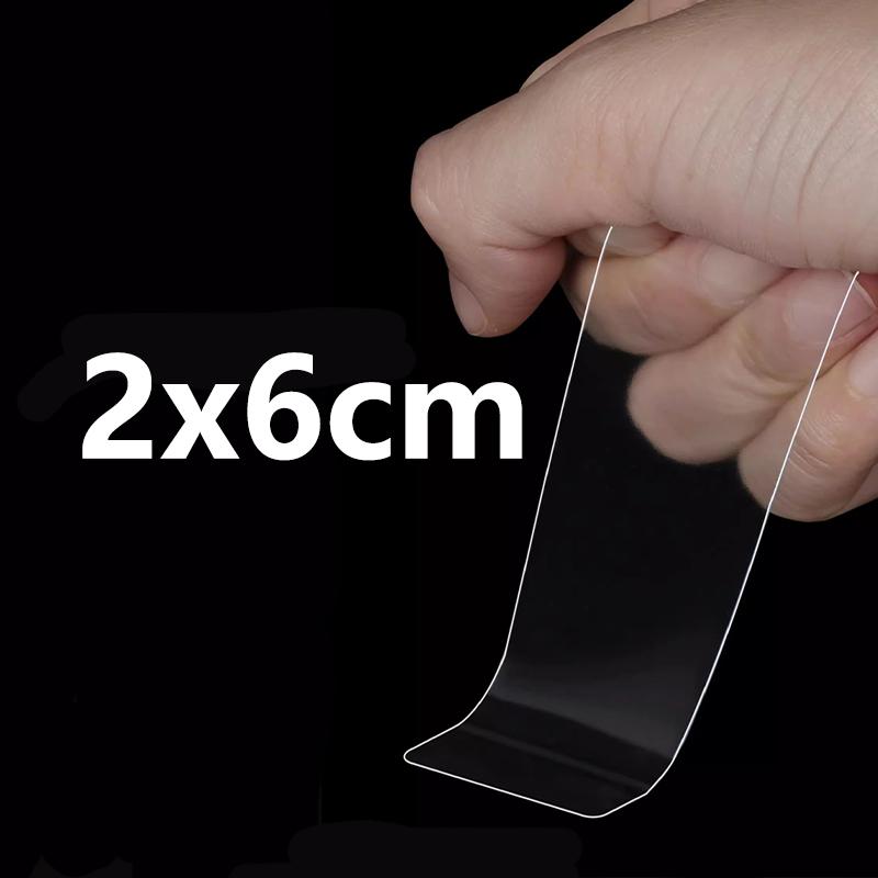 Супер прочная двухсторонняя клейкая нанолента прозрачные настенные наклейки водонепроницаемые бытовые товары клеи не оставляют следов 100 шт.