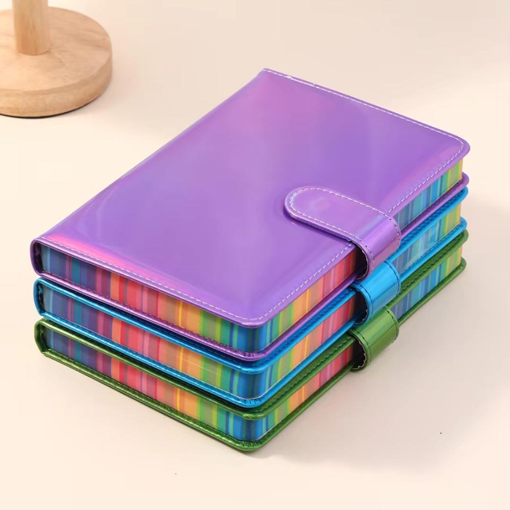 360 Page Laser Gradient Notebook A5 Student Hardcover Loose-leaf Notebook School Supply