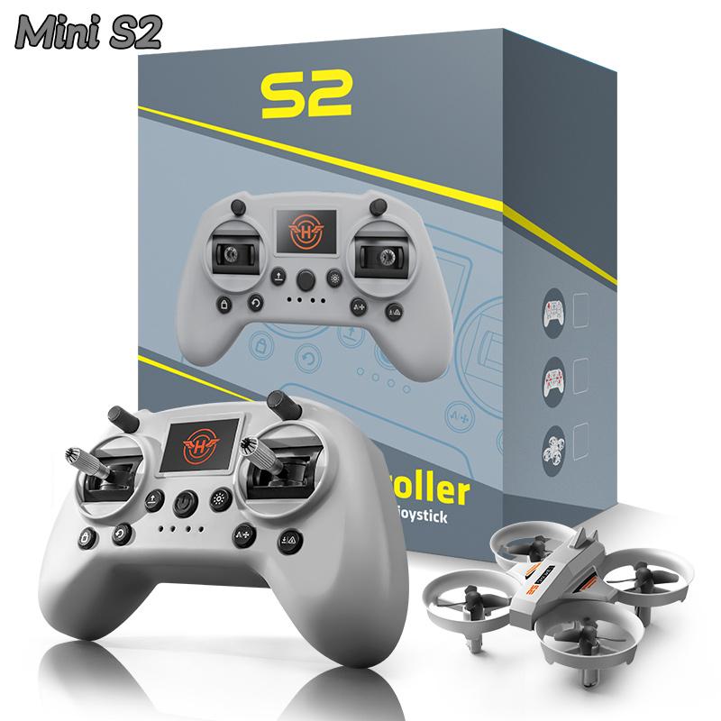 Мини S2 Дрон RC Симулятор полета Пульт дистанционного управления DRL AI Дрон FPV Фиксированная высота зависания Трюковой переворот Дрон Игрушка Симулятор полета