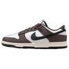 Коричневые кроссовки унисекс Dunk Low Next Nature Baroque Black White Sail HF4292-200