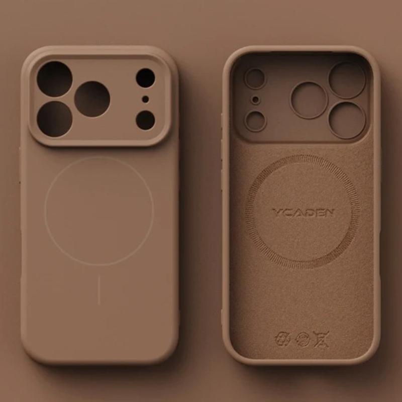 Магнитный Жидкий Силикон Для Чехла Телефона Magsafe Для iPhone 17 16 15 14 13 12 Pro Max 16 Plus 17Air Ощущение Кожи Мягкий Чехол