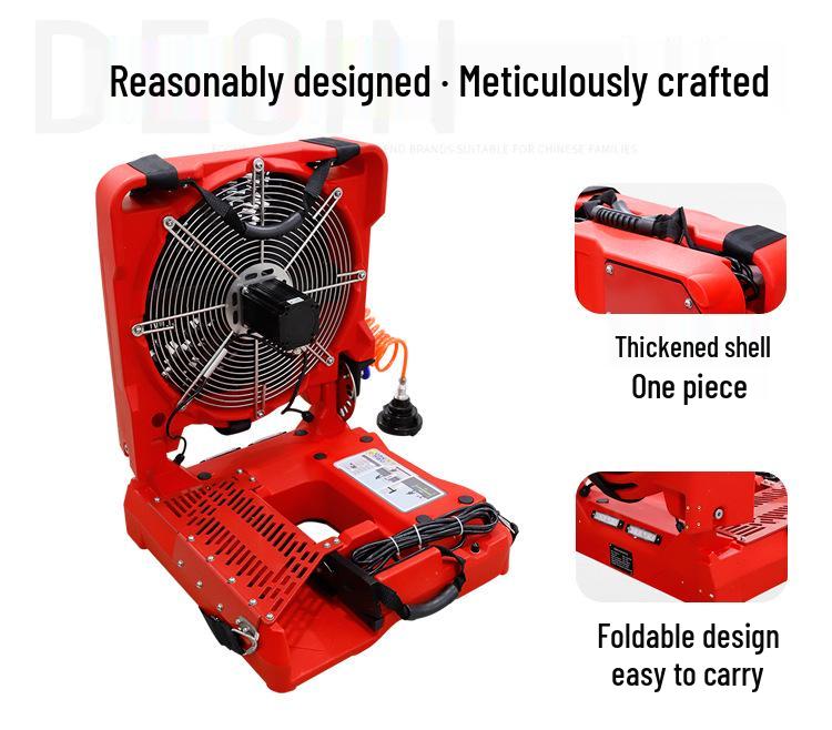 SNTOOM Foldable Variable Speed Exhaust Fan with One-Button Start