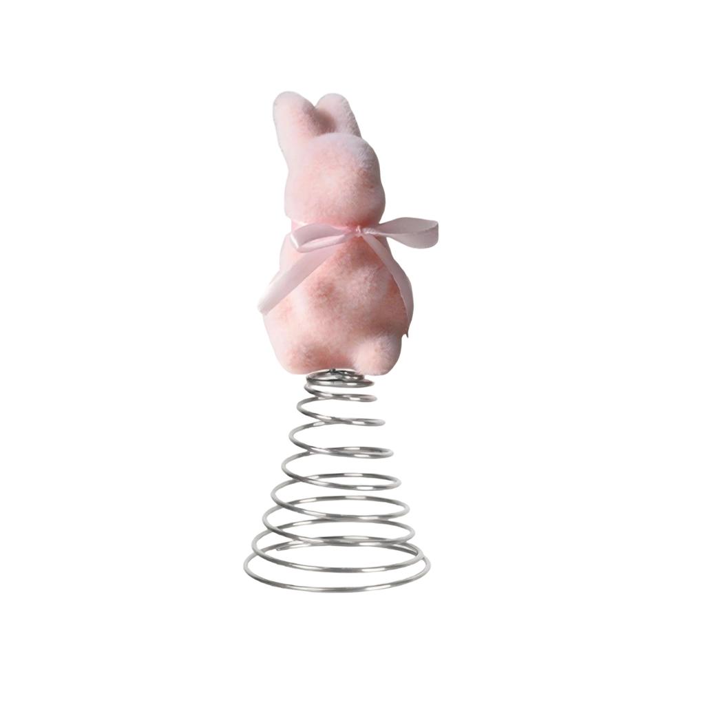 Имитация flocking Easter Bow Bunny Домашнее украшение для садов и дворов.